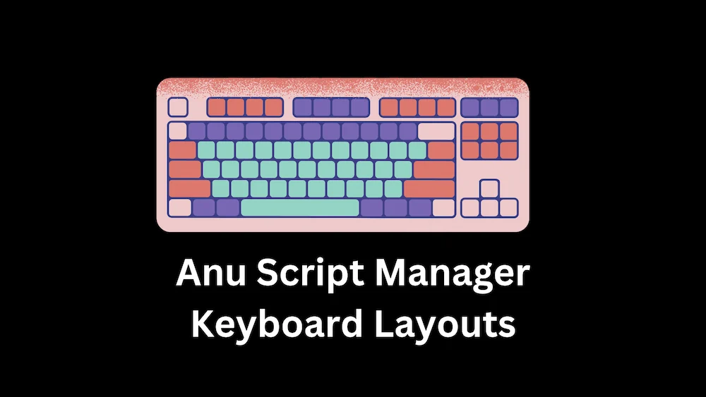 Anu Script Manager Keyboard Layouts