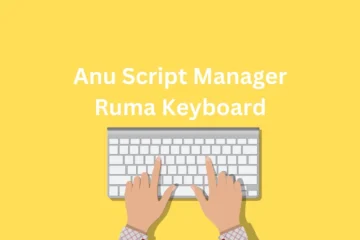 Anu Script Manager Ruma Keyboard