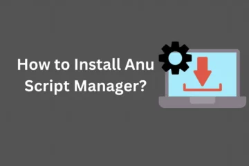 How to Install Anu Script Manager